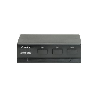 AV Link AD-AUD31 3 Way Cd/Aux Stereo Switch