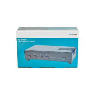 AV Link AD-SPK14 4 Way Loudspeaker Selector
