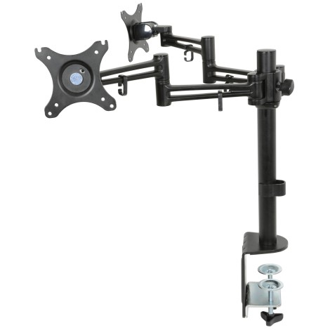 AV Link DM212 Dual Monitor Desktop Mount with Extension Arms