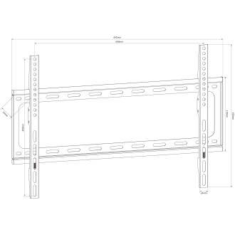 AV Link SF601 Fixed TV Wall Bracket