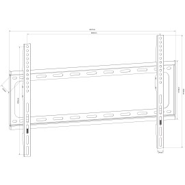 AV Link SF601 Fixed TV Wall Bracket
