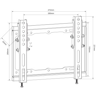 AV Link ST201 Tilt TV Wall Bracket