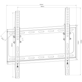 AV Link ST401 Tilt TV Wall Bracket