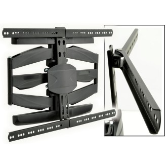 AV Link CC601 Full Motion TV Wall Bracket for Curved Or Flat