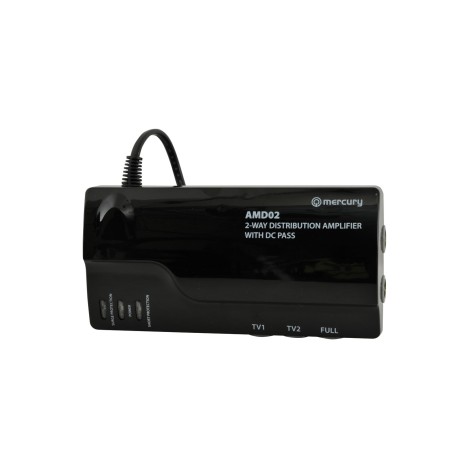 Mercury AMD02 4G Ready VHF/UHF Distribution Amplifiers with DC
