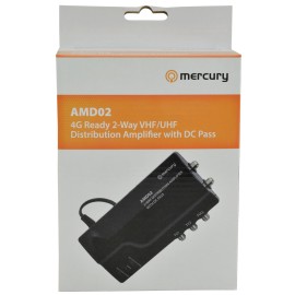 Mercury AMD02 4G Ready VHF/UHF Distribution Amplifiers with DC