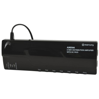 Mercury AMD06 4G Ready VHF/UHF Distribution Amplifiers with DC