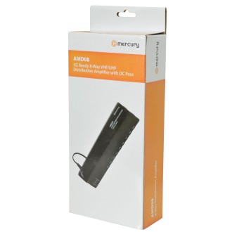 Mercury AMD08 4G Ready VHF/UHF Distribution Amplifiers with DC Pass