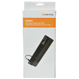 Mercury AMD08 4G Ready VHF/UHF Distribution Amplifiers with DC Pass