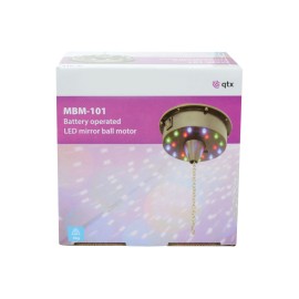 QTX MBM-101 Battery Operated LED Mirror Ball Motor