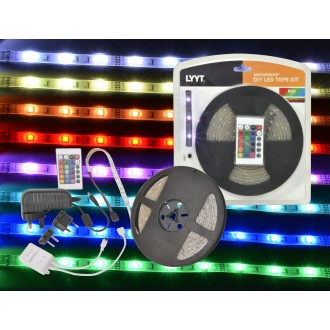Lyyt DIYH-RGB30 IP68 DIY LED Tape - 5m Multi-colour RGB