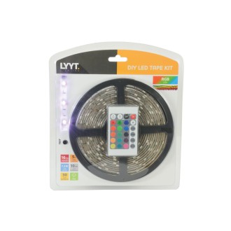 Lyyt DIY-RGB30 IP65 DIY LED Tape - 5m Multi-colour RGB