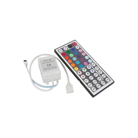 Fluxia LTC44IR RGB Tape Controller with 44 Key IR Remote