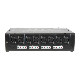 QTX DMX-D8 - 8 Way DMX booster/distributor