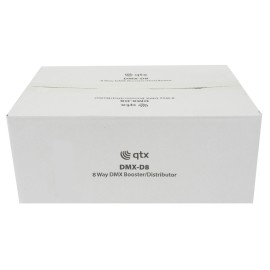 QTX DMX-D8 - 8 Way DMX booster/distributor