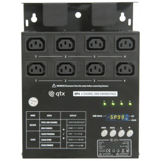 QTX DP4 4 Channel DMX dimmer pack