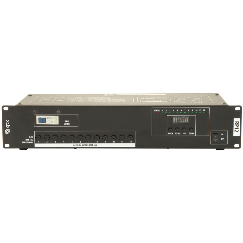 QTX RP12 12 Channel DMX relay pack
