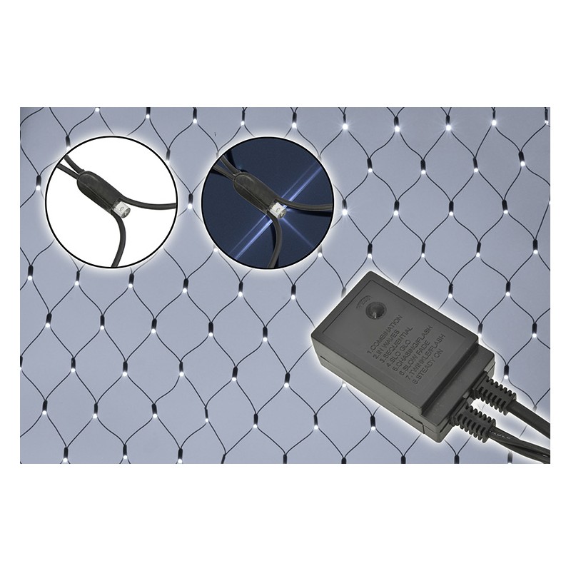 Fluxia NL240-CWC Outdoor LED Net Light with Controller