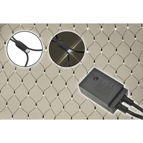 Fluxia NL240-WWC Outdoor LED Net Light with Controller