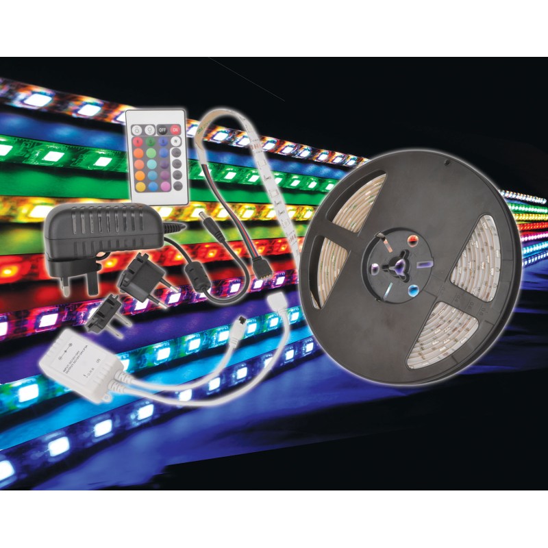 Lyyt DK3-RGB30 3m DIY LED Tape Kit - IP65 RGB