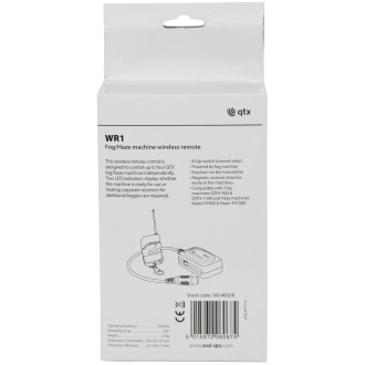 QTX WR1 Wireless Remote Control for Fog/Haze Machines