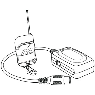 QTX WR1 Wireless Remote Control for Fog/Haze Machines
