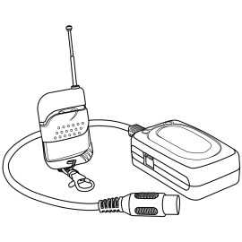 QTX WR1 Wireless Remote Control for Fog/Haze Machines