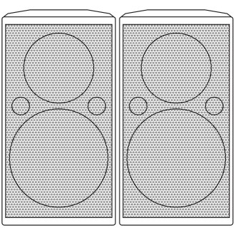 Citronic CX-8086B CX-8086 Speakers 6.5" 80W - Pair