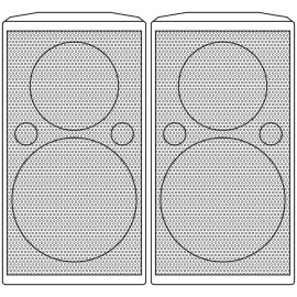 Citronic CX-8086B CX-8086 Speakers 6.5" 80W - Pair