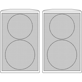 Citronic CX-8088B CX-8088 Speakers 8" 100W - Pair