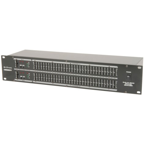 Citronic CEQ231 Dual 31-band Graphic EQ