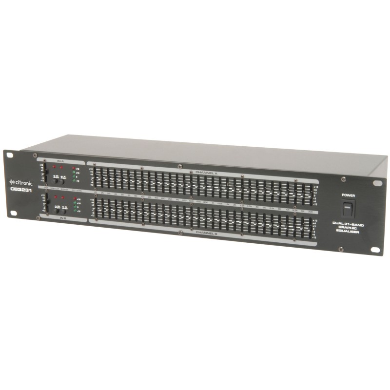 Citronic CEQ231 Dual 31-band Graphic EQ