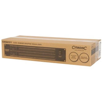 Citronic CEQ231 Dual 31-band Graphic EQ