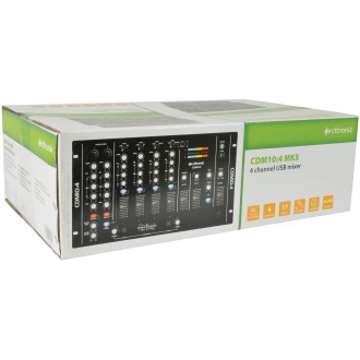 Citronic CDM10:4 MK5 CDM10:4 (MkV) 19" 4 Channel USB Mixer