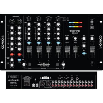 Citronic CDM10:4 MK5 CDM10:4 (MkV) 19" 4 Channel USB Mixer