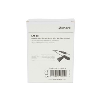 Chord LM-35 Lavalier Tie-clip Microphones for Wireless Systems
