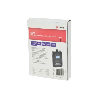 Chord IEB16 UHF Beltpack Receiver for IEM16 Monitor System
