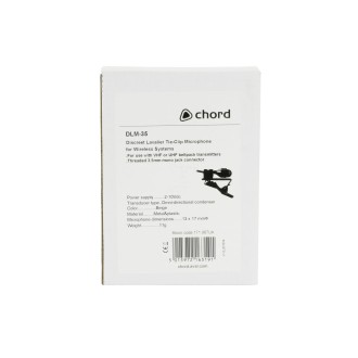 Chord DLM-35 Lavalier Tie-clip Microphones for Wireless Systems