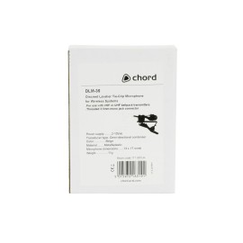 Chord DLM-35 Lavalier Tie-clip Microphones for Wireless Systems