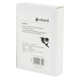 Chord DLM-35 Lavalier Tie-clip Microphones for Wireless Systems