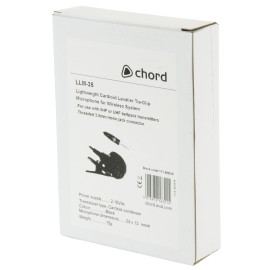Chord LLM-35 Lavalier Tie-clip Microphones for Wireless Systems