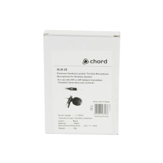 Chord SLM-35 Lavalier Tie-clip Microphones for Wireless Systems