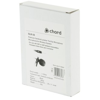 Chord SLM-35 Lavalier Tie-clip Microphones for Wireless Systems