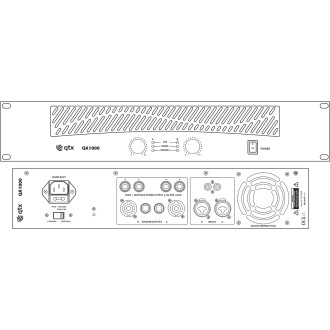 QTX QA1000 QA Series Power Amplifiers