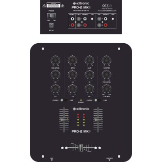 Citronic PRO-2b PPR-2 MkII DJ Mixer 2 Channel