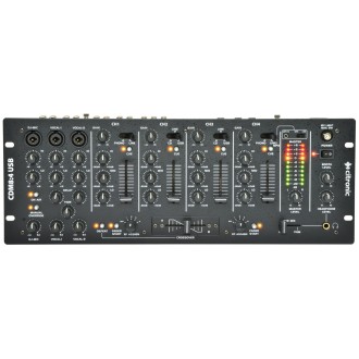 Citronic CDM8:4 USB 14-input 19" Rack DJ Mixer