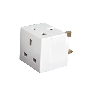 Mercury 2 Way UK Mains Adaptor