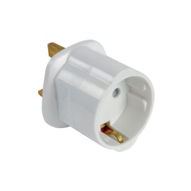 Mercury European Schuko to UK Travel Adaptor