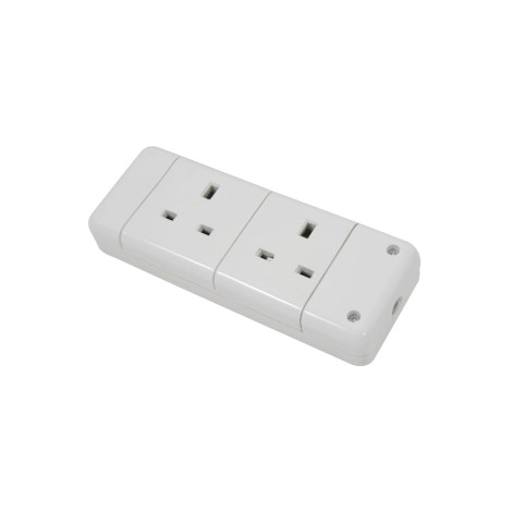 Mercury 2 Gang Trailing Socket