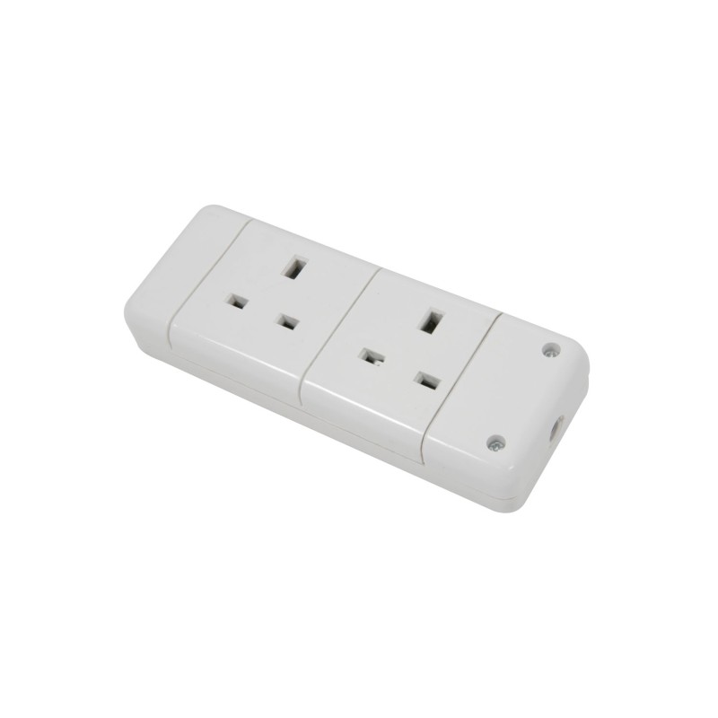 Mercury 2 Gang Trailing Socket